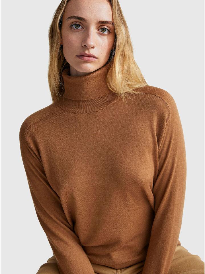 TURTLE NECK SWEATER Women image number 4